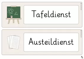 Vorschau - Bildkarten - Klassendienste Elefantenklasse - Seite 2