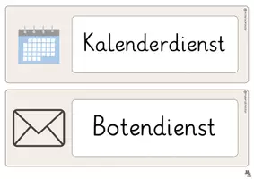Vorschau - Bildkarten - Klassendienste Elefantenklasse - Seite 3