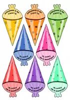 Vorschau - Mal- und Bastelvorlagen - Lolli Geschenk für den Schuljahresanfang - Seite 3