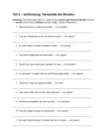 Vorschau - Arbeitsblätter - Materialpaket – „obwohl“, „trotzdem“ oder „trotz“? – Grammatikübungen mit Lösung (B1, DaF/DaZ) - Seite 2
