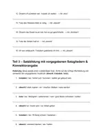 Vorschau - Arbeitsblätter - Materialpaket – „obwohl“, „trotzdem“ oder „trotz“? – Grammatikübungen mit Lösung (B1, DaF/DaZ) - Seite 3