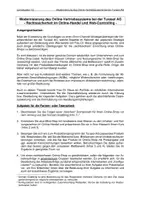 Vorschau - Unterrichtsreihen - Lernsituation 12 - Rechtssicherheit im Online-Handel und Web-Controlling - Seite 1