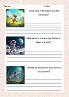 Vista previa - Hojas de trabajo - Pack de Escritura en Español – 30 Ilustraciones para Inspirar Textos en Primaria - página 2