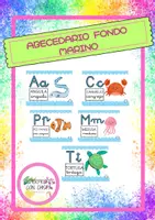 Vista previa - Decoración del aula - ABECEDARIO FONDO DEL MAR - Portada