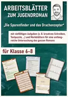 Vorschau - Unterrichtsreihen - Arbeitsblätter zum Roman "Die Spurenfinder und das Drachenzepter" - Deckblatt