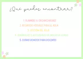 Vista previa - Hojas de trabajo - PACK INICIO DE CURSO 25-26 - página 1