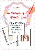 Vorschau - Arbeitsblätter - Printable All Saints’ Day Activity – Primary School Craft - Deckblatt