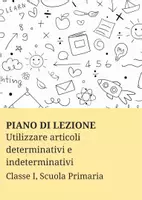 anteprima - Piani di lezione - Utilizzare articoli determinativi e indeterminativi - Pagina di copertina