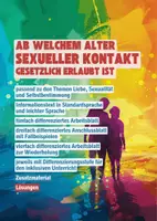 Vorschau - Arbeitsblätter - Sexualkunde: Ab wann sexueller Kontakt gesetzlich erlaubt ist (fünffach differenziert) - Deckblatt