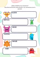 Vista previa - Hojas de trabajo - Guía de gestión emocional - página 3