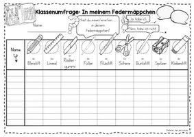Vorschau - Arbeitsblätter - Wachsendes Materialpaket - Klassenumfragen für den DaZ-/DaF-Unterricht - Seite 2