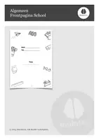 Vorschau - Mal- und Bastelvorlagen - Frontpagina School - Deckblatt
