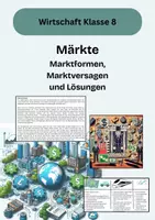 Vorschau - Arbeitsblätter - Märkte: Marktformen, Marktversagen und Lösungen - Deckblatt