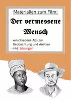 Vorschau - Arbeitsblätter - Material zum Film: "Der vermessene Mensch" - Deckblatt