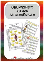 Vorschau - Arbeitsblätter - Übungsheft zu den Silbenkönigen #rabattraketenzusalevester25 - Deckblatt