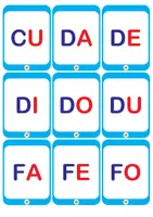 Vista previa - Juegos / Gamificación - Flash cards sílabas simples con palabras e imágenes en mayúsculas y minúsculas - página 3