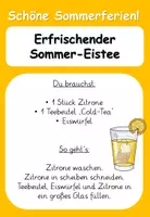 Vorschau - Bildkarten - Sommerferiengeschenk - Erfrischender Sommer-Eistee - Seite 3