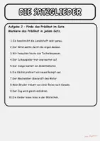 Vorschau - Arbeitsblätter - Satzglieder sicher erkennen – Übungsheft mit Lösungen/Klasse 3&4 - Seite 2