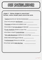 Vorschau - Arbeitsblätter - Satzglieder sicher erkennen – Übungsheft mit Lösungen/Klasse 3&4 - Seite 3