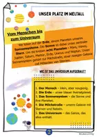 Vorschau - Arbeitsblätter - WAS ist das UNIVERSUM? Einführung, Fakten und Übungen! - Seite 2