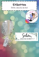Vorschau - Bildkarten - Etiketten - "Schön, dass du da bist!" - Deckblatt