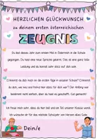 Vorschau - Poster - Urkunde "Dein erstes österreichisches Zeugnis" für DaZ-Schüler als Zeugnisbeigabe - Seite 2