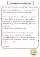 Vorschau - Arbeitsblätter - Kritzelwerk Laufdiktat Herbst Klasse 1 und 2 - Seite 1