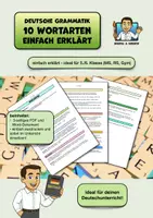 Vorschau - Stundenentwürfe - DEUTSCH: alle Wortarten einfach erklärt (für 5./6. Klasse) - Deckblatt