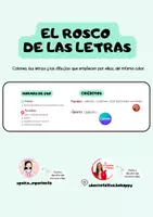 Vista previa - Hojas de trabajo - EL ROSCO DE LAS LETRAS_Conciencia fonológica - página 1