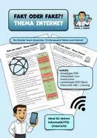 Vorschau - Arbeitsblätter - Fakt oder Fake zum Thema Internet - Deckblatt