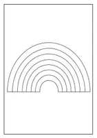 anteprima - Materiale per pittura e bricolage - Libro da colorare: Arcobaleni - Pagina 2