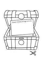 Vorschau - Mal- und Bastelvorlagen - Unsere Werte - Schatztruhen basteln - Schulstart und Kennenlernen - Seite 3