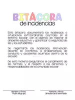 Vista previa - Para docentes: organización, planificación y formación - Bitácora de incidencias @profe cris - página 1