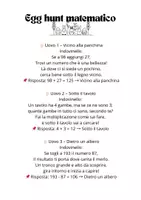 anteprima - Esercizi - Egg hunt matematico (caccia al tesoro di Pasqua) - Pagina 1