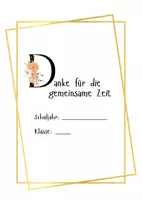 Vorschau - Arbeitsblätter - Freebie: Schüler-Dankeschön an die Lehrer - Seite 2