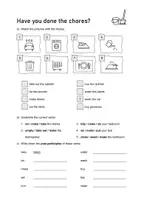 Vorschau - Arbeitsblätter - Have you done the chores? - Present Perfect: Grammar (English) - Seite 1