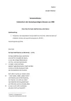 Vorschau - Klassenarbeiten - Lyrik Klausur Naturalismus - Arno Holz - Ihr Dach stieß fast bis an die Sterne - Seite 1