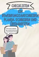 Vorschau - Arbeitsblätter - Ein Bewerbungsanschreiben planen, schreiben und überarbeiten - Checklisten - Deckblatt
