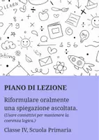 anteprima - Piani di lezione - Usare connettivi per mantenere la coerenza logica - Piano di lezione - Pagina di copertina