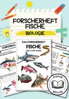 Vorschau - Arbeitsblätter - Forscherheft - Fische - Eigenständiges Arbeiten - Deckblatt
