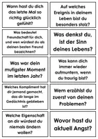 Vorschau - Spiele - 100 Fragen - Kennenlernen - Zusammenhalt stärken - Vertrauen schaffen - Schuljahresbeginn - Seite 1