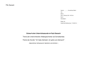 Vorschau - Stundenentwürfe - MATERIALSAMMLUNG: 4 x UNTERRICHTSSTUNDE DEUTSCH GS - GEDICHTE, WÖRTERFABRIK (TEXTE VERFASSEN), SCAFFOLDING Grundschule - Seite 3