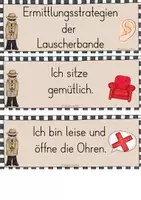 Vorschau - Poster - Ermittlungsstrategien für die Unterrichtsreihe "Kriminell gut hören mit der Lauscherbande" - Seite 2