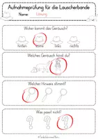 Vorschau - Arbeitsblätter - Aufnahmeprüfung für die Lauscherbande - Unterrichtsreihe "Kriminell gut hören mit der Lauscherbande" - Seite 2