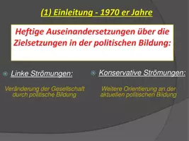 Vorschau - Präsentationen/Tafelbilder - Mündliche Prüfung Referat Referandariat - Beutelsbacher Konsens, Politik & Pädagogik - Deckblatt