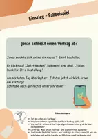 Vorschau - Stundenentwürfe - Was ist ein Vertrag - und wie betrifft er meinen Alltag? - Seite 1
