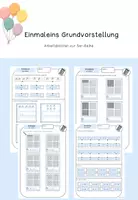 Vorschau - Unterrichtsreihen - Einmaleins Grundvorstellung - Arbeitsblätter zur 5er-Reihe - Deckblatt