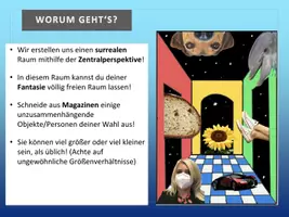 Vorschau - Stundenentwürfe - KUNST Schritt für Schritt: Surrealer Raum (Collage/Bunt-/Filzstiftzeichnung) - Seite 3
