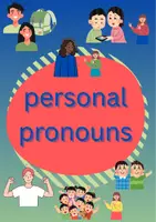 Vorschau - Poster - personal pronouns - classroom posters - Deckblatt
