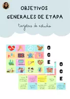 Vista previa - Tarjetas / Manipulativos - OBJETIVOS GENERALES DE ETAPA OPOSICIONES - Portada